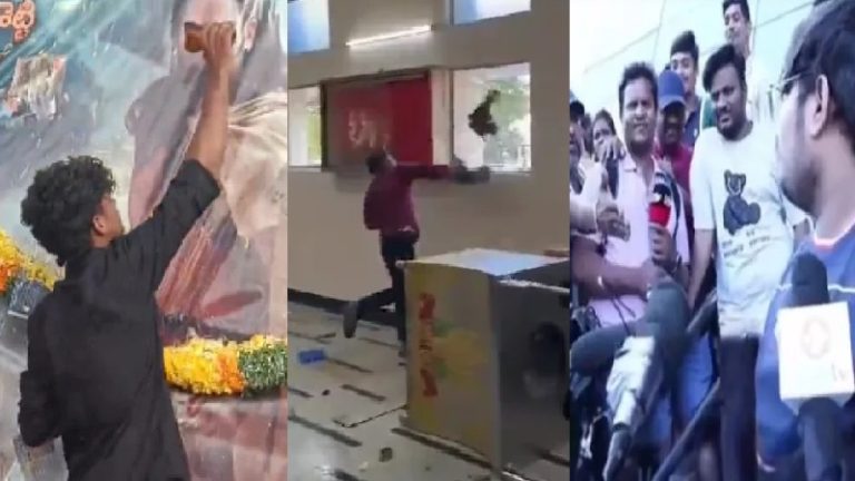 किसी ने बियर बोतल से काटी कलाई, किसी की बजरंग बली की सीट पर बैठने को लेकर पिटाई, कहीं थिएटर में तोड़फोड़: ‘आदिपुरुष’ के पोस्टर का खून से तिलक