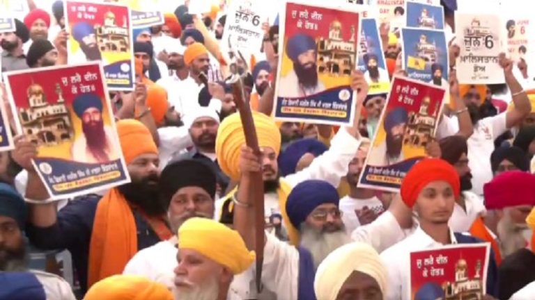 खालिस्तानी नारे, भिंडरावाला के पोस्टर और भड़काऊ भाषण: ऑपरेशन ब्लू स्टार पर गोल्डन टेंपल से आई तस्वीरें, पंजाब पुलिस अलर्ट पर