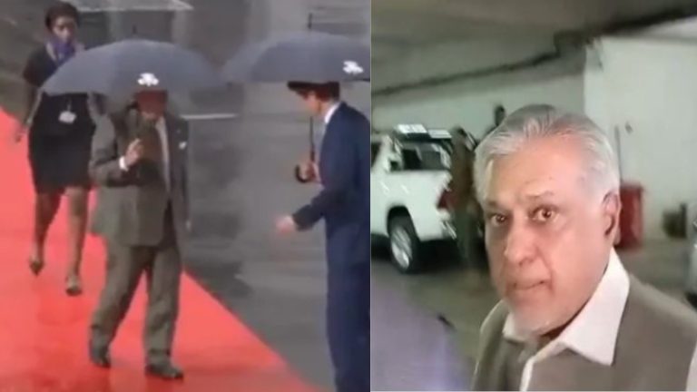 महिला को बारिश में भीगता छोड़ छाता ले भागे पाकिस्तान के PM शहबाज शरीफ, हो रही थूथू: वित्त मंत्री ने पत्रकार को मारा थप्पड़, Video वायरल