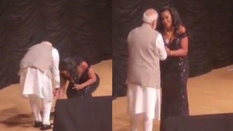 पहले गाया भारत का राष्ट्रगान, फिर मंच पर ही किए PM मोदी के चरण स्पर्श: जानिए कौन हैं भारतीयों का दिल जीतने वाले अमेरिकी सिंगर मैरी मिलबेन