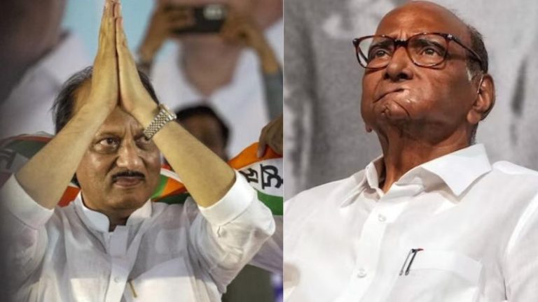 2 जुलाई को डिप्टी CM बने अजित पवार, लेकिन 30 जून को ही NCP अध्यक्ष पद से हटा दिए गए थे शरद पवार: बैठक से पहले दिल्ली में पोस्टर उतारे
