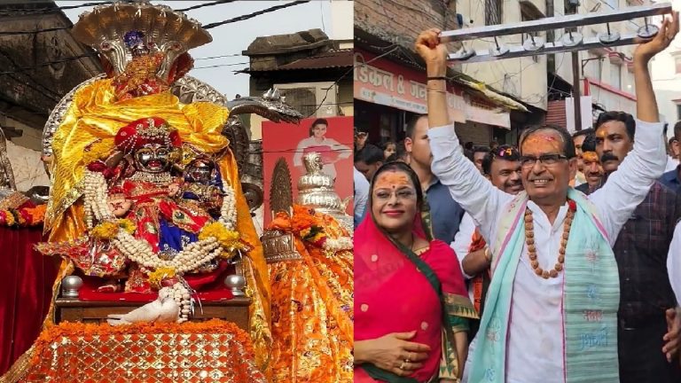 तांडव, चंद्रमौलेश्वर और मनमहेश… महाकाल की सवारी में पत्नी के साथ शामिल हुए CM शिवराज: उज्जैन में थूकबाजों का घर किया था जमींदोज