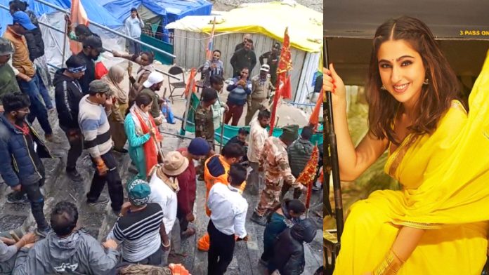 सारा अली खान, अमरनाथ यात्रा