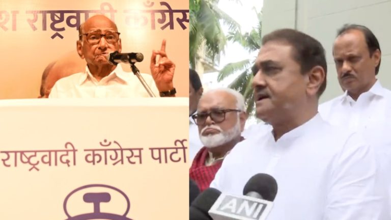 ‘हमलोग अपने भगवान से मिले और आशीर्वाद देने का आग्रह किया’: अचानक शरद पवार से मिलने पहुँचे अजित समेत NCP के बागी नेता, बताया – उन्होंने सिर्फ सुना, कुछ कहा नहीं