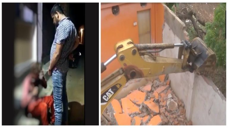 मध्य प्रदेश के पेशाब कांड वाले प्रवेश शुक्ला के घर पर चला बुलडोजर, NSA के तहत हो रही है कार्रवाई: BJP ने जाँच कमिटी बनाई