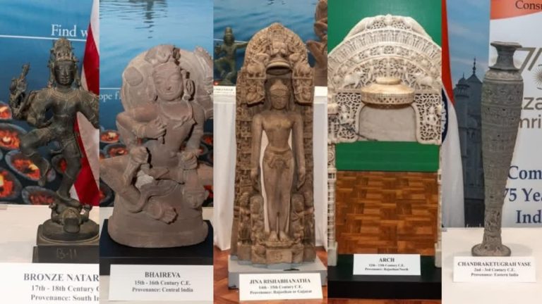 ‘ये सिर्फ कला नहीं भारत की संस्कृति और धर्म का हिस्सा’: अमेरिका ने लौटाई 105 प्राचीन कलाकृतियाँ, PM मोदी के दौरे का असर