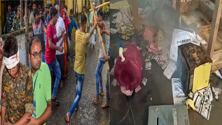 ‘राहुल गाँधी को ये मौत का खेला क्यों मंजूर है?’: बंगाल में हिंसा के खिलाफ प्रदर्शन कर रहे लोगों को पुलिस ने पीटा, नालियों में पड़ी मिलीं मतपेटियाँ