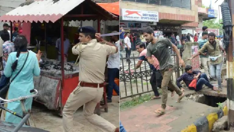 बिहार में नीतीश सरकार के खिलाफ सड़कों पर उतरे 2000+ शिक्षक अभ्यार्थी, पुलिस ने लाठियाँ भाँजी: कई घायल, 18 हिरासत में