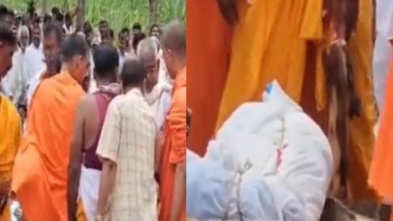 जैन मुनि के शव के टुकड़े बरामद, हजारों लोगों की मौजूदगी में यज्ञ पूजा और अंतिम संस्कार: BJP ने कर्नाटक सरकार से की जाँच की माँग, आचार्य लोकेश बोले – अब तो जागो…