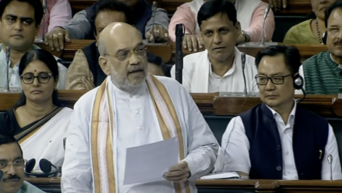 अमित शाह, संसद, अविश्वास प्रस्ताव