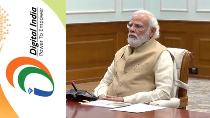 प्रधानमंत्री नरेंद्र मोदी, डिजिटल इंडिया