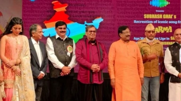 ‘मम कर्मस्तवं, मम धर्मस्तवं’: अब संस्कृत में सुनिए ‘कर्मा’ का ‘ऐ वतन तेरे लिए’, बोले सुभाष घई- तरक्की के लिए अपनी संस्कृति और भाषा की समझ जरूरी