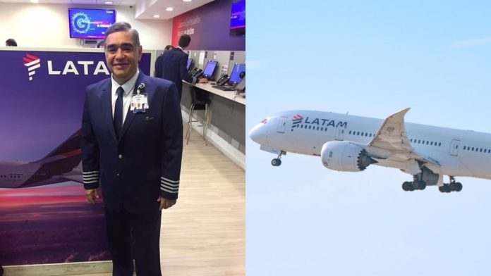 LATAM एयरलाइंस, चिली, पायलट इवान अंदाउर