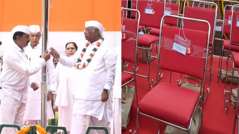 स्वतंत्रता दिवस पर भी राजनीति से बाज नहीं आई कॉन्ग्रेस, लाल किला नहीं पहुँचे खड़गे: सफाई में बोले- आँखों में तकलीफ, पार्टी ऑफिस में फहराना था झंडा