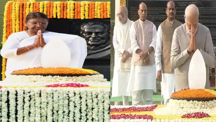 मोदी मुर्मू अटल बिहारी