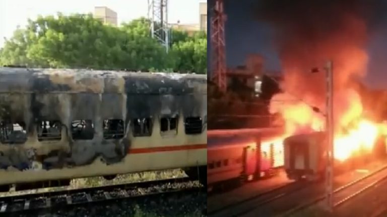 लखनऊ से रामेश्वरम जा रही टूरिस्ट ट्रेन की प्राइवेट बोगी में लगी आग, छिपा के ले जा रहे थे गैस सिलेंडर: 10 की मौत; 20+ घायल