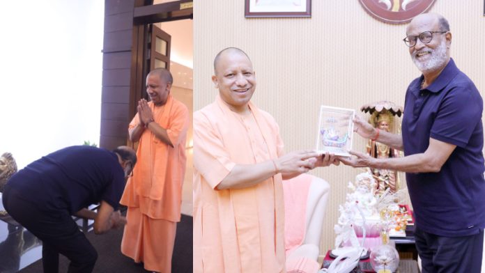 सुपरस्टार रजनीकांत, CM योगी आदित्यनाथ