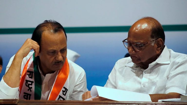 कारोबारी के बँगले पर चाचा-भतीजा की मुलाकात: शरद पवार और भतीजे अजीत के बीच 1 घंटे तक चली ‘सीक्रेट मीटिंग’, NCP के दोनों धड़ों ने साधी चुप्पी