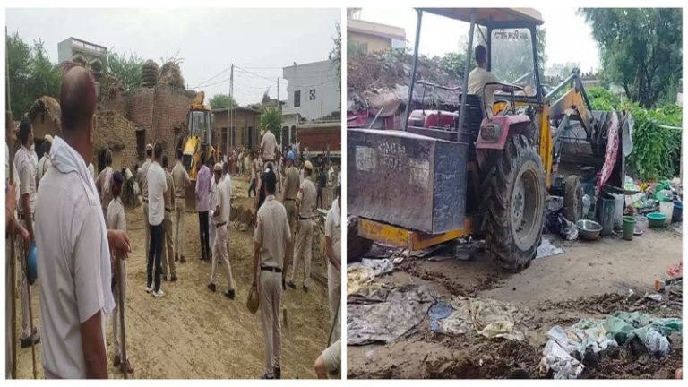 नूहं हिंसा में शामिल थे रोहिंग्या और बांग्लादेशी: प्रशासन ने 250 झुग्गियों पर चलाया बुलडोजर, अन्य इलाकों में हो सकती है कार्रवाई