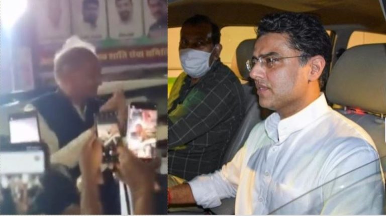 ‘मोदी-मोदी’ के नारों से राजस्थान के CM अशोक गहलोत का ‘स्वागत’, कॉन्ग्रेस में किनारे लगे सचिन पायलट: 8 चुनाव कमिटी में से एक की भी नहीं दी कमान
