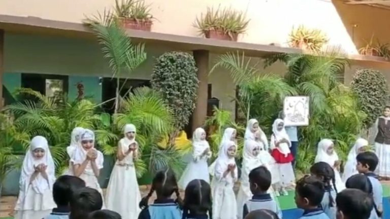 मध्य प्रदेश के स्कूल में ईद पर बच्चियों को हिजाब पहनाकर करवाया डांस, बवाल के बाद प्रधानाध्यापक और शिक्षक बर्खास्त
