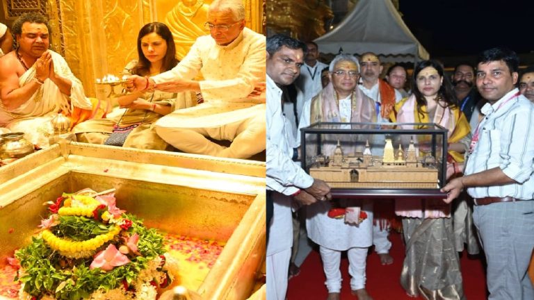 मॉरीशस के PM ने वाराणसी पहुँच परिवार समेत किया बाबा विश्वनाथ का दर्शन, गंगा में विसर्जित की ससुर की अस्थियाँ: घाट पर पूजा-अर्चना भी