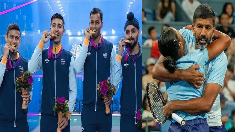 एशियन गेम्स में पाकिस्तान को भारत ने चटाई धूल, स्क्वैश टीम ने अपने नाम किया स्वर्ण पदक: टेनिस में भी गोल्ड, 36 मेडल के साथ तालिका में चौथे स्थान पर भारत