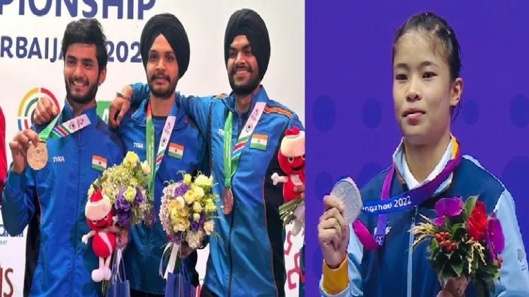 एशियाड में अब तक 24 मेडल: भारतीय शूटर्स ने जीता गोल्ड, मणिपुर की रोशिबिना देवी की वुशु में चाँदी; पदक उनको किया स​मर्पित जिन्हें चीन ने नहीं दिया वीजा