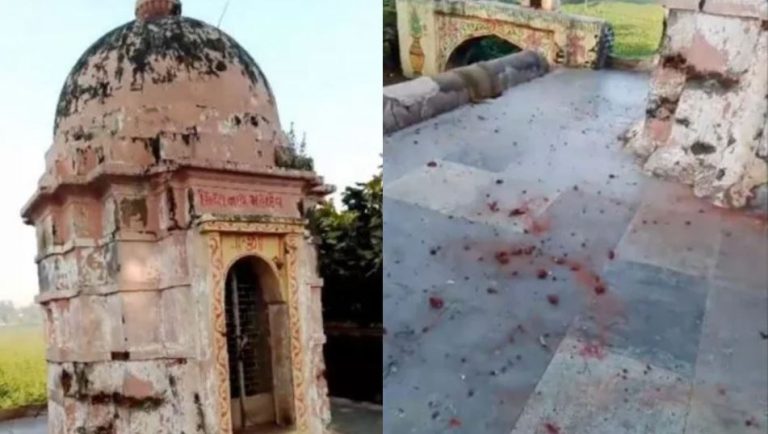 मंदिर पर पथराव, शिवलिंग-नंदी की मूर्ति को खंडित करने की कोशिश: आनंद के उमरेठ की घटना, नाले में मिला भगवा झंडा; गुजरात पुलिस ने शुरू की जाँच 