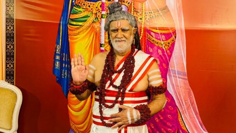 जिस बक्सर में था महर्षि विश्वामित्र का आश्रम, वहीं के जनसेवक ने निभाया उनका किरदार: लाल किले वाली रामलीला में मोदी के मंत्री अश्विनी चौबे का अभिनय