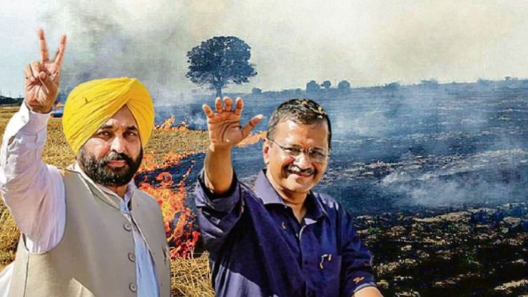प्रदूषण खतरनाक स्तर के पार, फेल हुई दिल्ली-पंजाब की AAP सरकार: पहले सिर्फ पराली जलता था, अब ट्रैक्टर चला कर सैटेलाइट को भी चकमा दे रहे किसान
