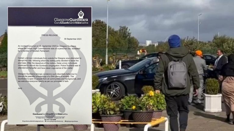 ग्लासगो गुरुद्वारे ने खालिस्तानियों की खोली पोल, भारतीय उच्चायुक्त के बाद वहाँ के सिखों को कर रहे थे परेशान: फिरंगी मंत्री ने जताई चिंता