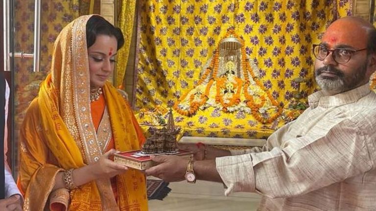 ‘मोदी सरकार और सीएम योगी की वजह से हिंदुओं का सपना पूरा हुआ’: फिल्म तेजस की रिलीज से पहले कंगना पहुँचीं अयोध्या, रामलला का दर्शन किया