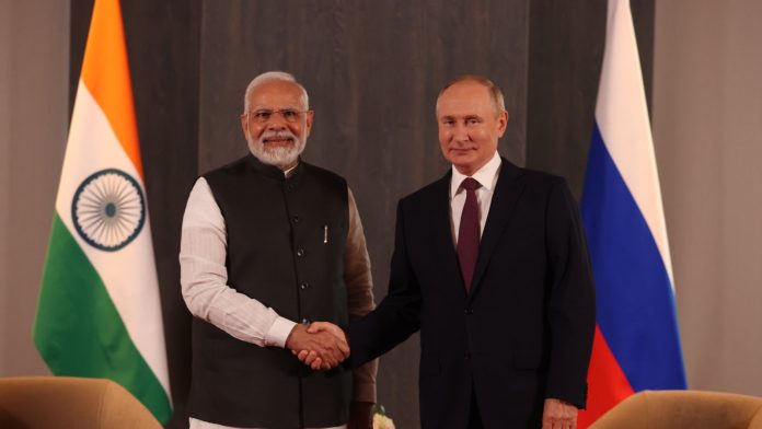 व्लादिमीर पुतिन पीएम मोदी
