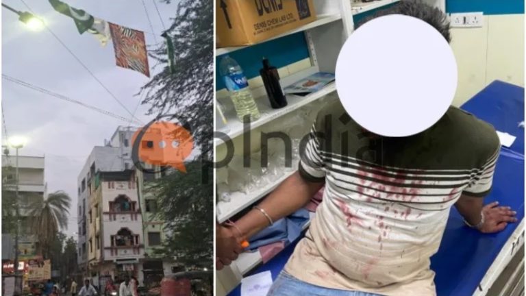 हमारे इलाके में ये मत बजाओ… कार में श्रीराम का भजन बजा रहा था युवक, अदनान, मोबिन, शाहबाज़ और अब्दुल ने घेर कर पीटा: लोहे की छड़ से सिर पर मारा