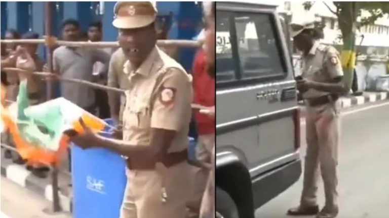 तमिलनाडु के सब-इंस्पेक्टर ने कूड़ेदान में फेंका तिरंगा झंडा, फैंस को अंदर नहीं ले जाने दिया गया राष्ट्रध्वज: वायरल वीडियो के आधार पर आरोप, पाकिस्तान का था मैच