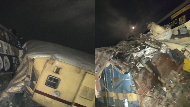 ड्राइवर ने रेड सिग्नल पर नहीं रोकी ट्रेन, एक ही ट्रैक पर पैसेंजर ट्रेन को मारी पीछे से टक्कर: ‘ओवरशूटिंग’ से आंध्र प्रदेश में 13 मौतें