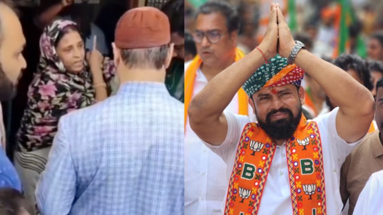 ‘T राजा सिंह का मर्डर कर दूँगी’: असदुद्दीन ओवैसी के सामने मुस्लिम महिला ने BJP विधायक को लेकर दी धमकी, AIMIM प्रमुख को बताया ‘शेर माँ का बच्चा’ – वीडियो