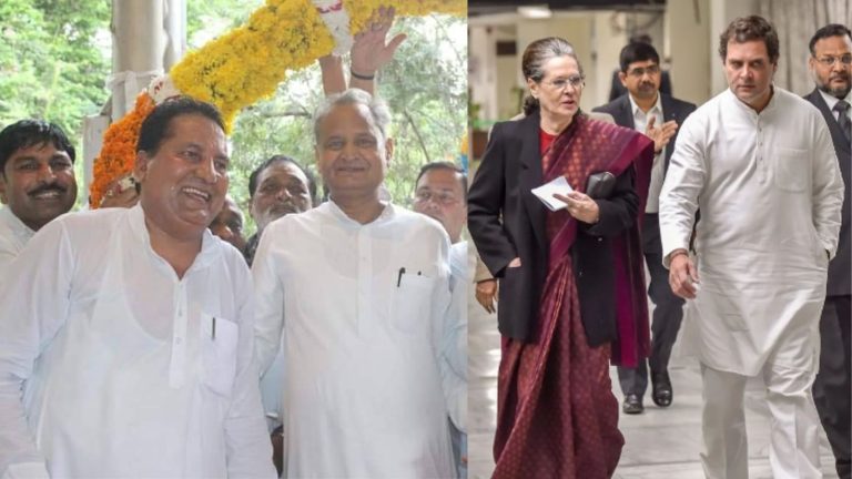‘कहो अशोक गहलोत जिंदाबाद, राहुल-सोनिया गाँधी मुर्दाबाद’ : राजस्थान में कॉन्ग्रेस नेता ने मंच से लगवाए नारे, Video वायरल