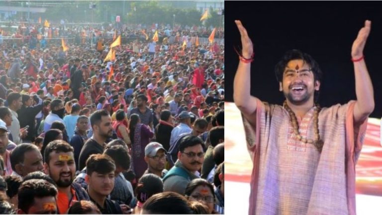 ‘सनातन के लिए हर घर से एक बच्चा कफ़न बाँध कर निकलेगा’: चादर और फादर पर बागेश्वर धाम वाले बाबा का वार, बोले – ये देश बाबर का नहीं, रघुवर का है