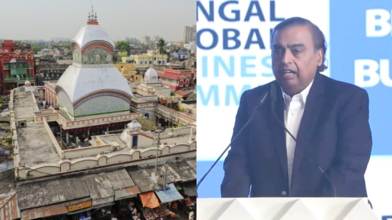 पूरे कालीघाट मंदिर परिसर का जीर्णोद्धार करेगा रिलायंस, लौटेगा पुराना वैभव: मुकेश अम्बानी का ऐलान – 2030 तक भारत बन जाएगा $10 ट्रिलियन इकॉनमी