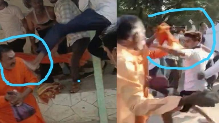 भजन-कीर्तन में घुस मुस्लिम भीड़ ने महिलाओं-बच्चों को लाठी-डंडों से पीटा, पुजारी को भी मारा: ‘लैंड जिहाद’ से समाधि को हड़पने की साजिश, पिछले साल प्रसाद को मारी थी लात