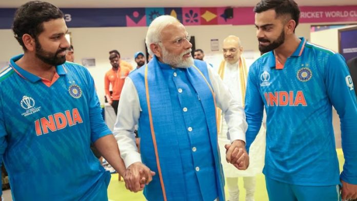 पीएम मोदी, भारतीय टीम