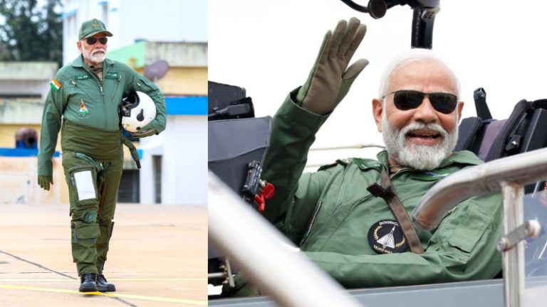‘आत्मनिर्भरता के क्षेत्र में हम दुनिया में किसी से कम नहीं’: PM मोदी ने स्वदेशी ‘तेजस’ में भरी उड़ान, HAL की मैन्युफैक्चरिंग फैसिलिटी का किया निरीक्षण