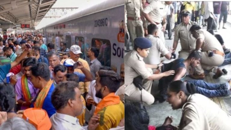 1 की मौत, 3 घायल: बिहार जाने वाली ट्रेन में चढ़ने के दौरान सूरत रेलवे स्टेशन पर हादसा, RPF जवानों ने बचाई कई की जान