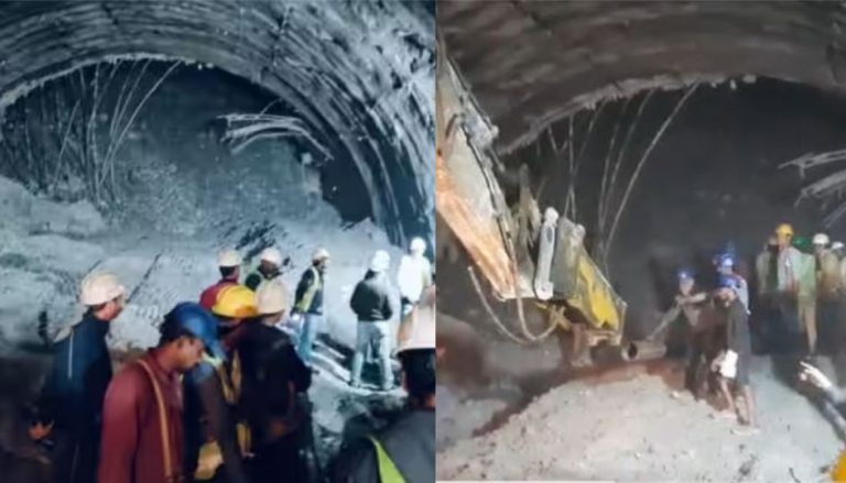 उत्तराखंड में टनल ढहने से अंदर फँसे 36 मजदूर: रेस्क्यू के लिए ऑपरेशन चालू, पाइप से अंदर पहुँचाई जा रही ऑक्सीजन