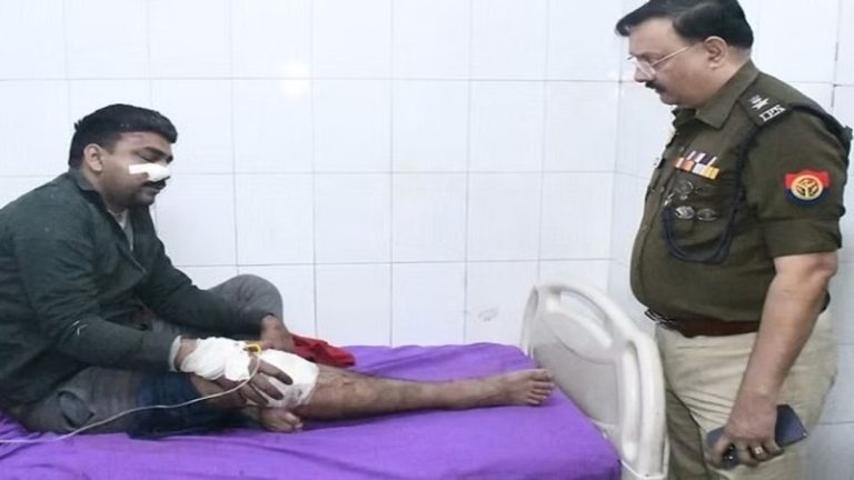 UP पुलिस को सामने देख गोतस्कर साजिद की हालत हुई खराब, बचने के लिए चलाई ताबड़तोड़ गोलियाँ: एनकाउंटर में ढेर हुआ, साथीदार भी घायल
