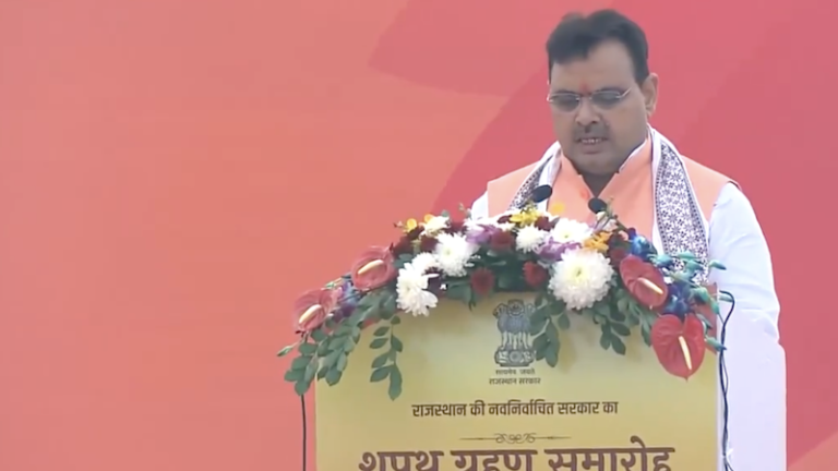 जन्मदिन पर राजस्थान के CM बने भजनलाल शर्मा, माता-पिता के चरण पखार ली शपथ: दीया कुमारी और प्रेमचंद बैरवा डिप्टी CM
