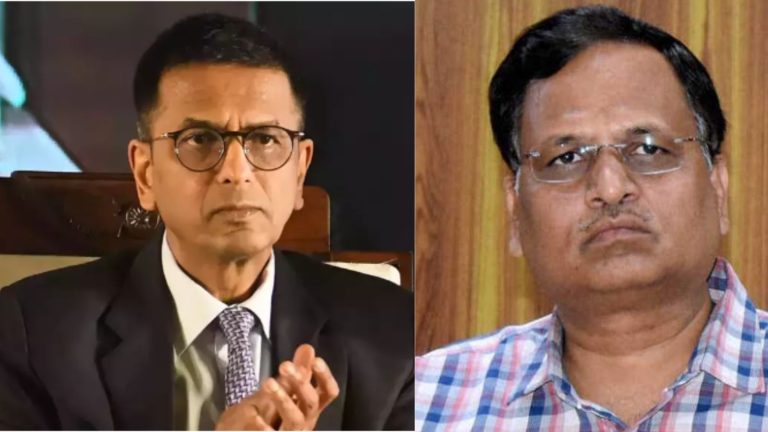 सुप्रीम कोर्ट में ‘मनचाहे जज’ के सामने सुनवाई चाहते थे सत्येंद्र जैन, CJI चन्द्रचूड़ का इनकार: कहा- क्या करना है यह मैं नहीं कह सकता
