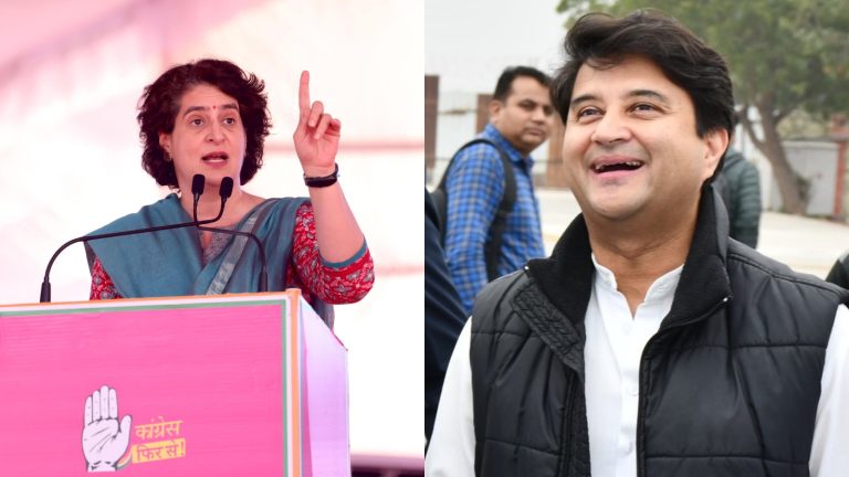 कद को लेकर प्रियंका गाँधी ने कसा था तंज, MP में भाजपा की प्रचंड जीत के बाद बोले सिंधिया – ग्वालियर-मालवा ने दे दिया जवाब: पूरे चुनाव में कॉन्ग्रेस के निशाने पर थे ‘महाराज’
